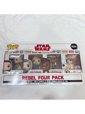 Funko Pop! Vinyl: Star Wars - TLJ-4 Pack- Good Guys